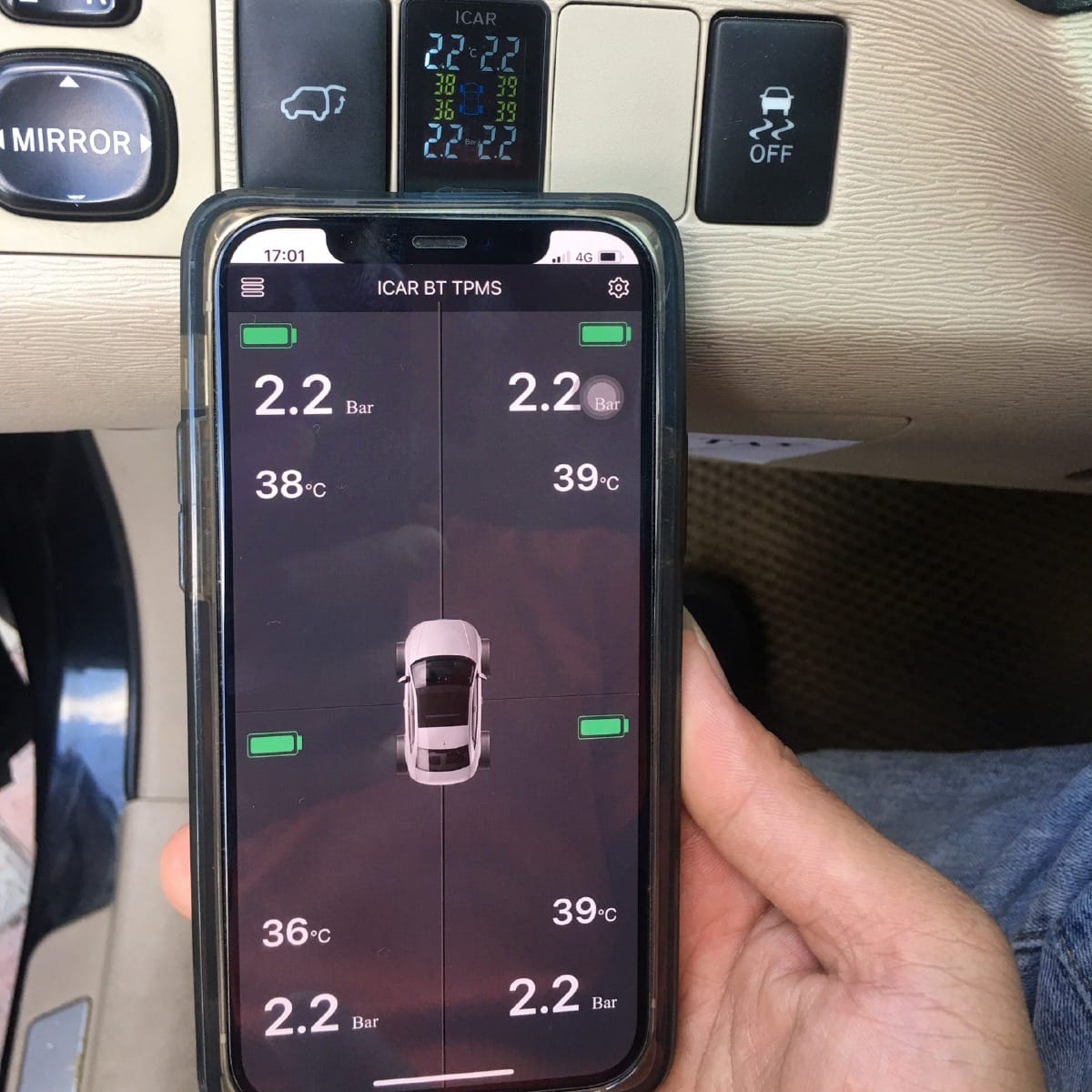 Cảm biến áp suất lốp ICAR Ellisafe C398 - Image 2