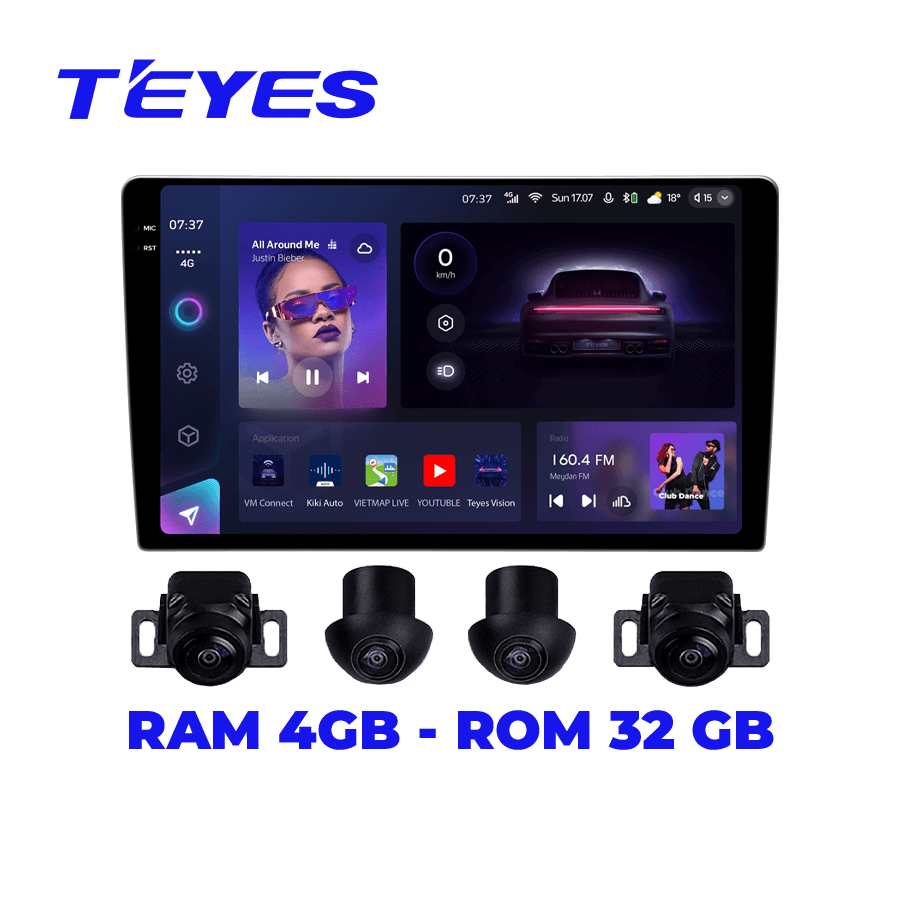 TEYES CC3 2K 360 Liền Camera 360 - Ảnh 2