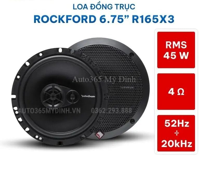 Loa đồng trục 3way Rockford R1675